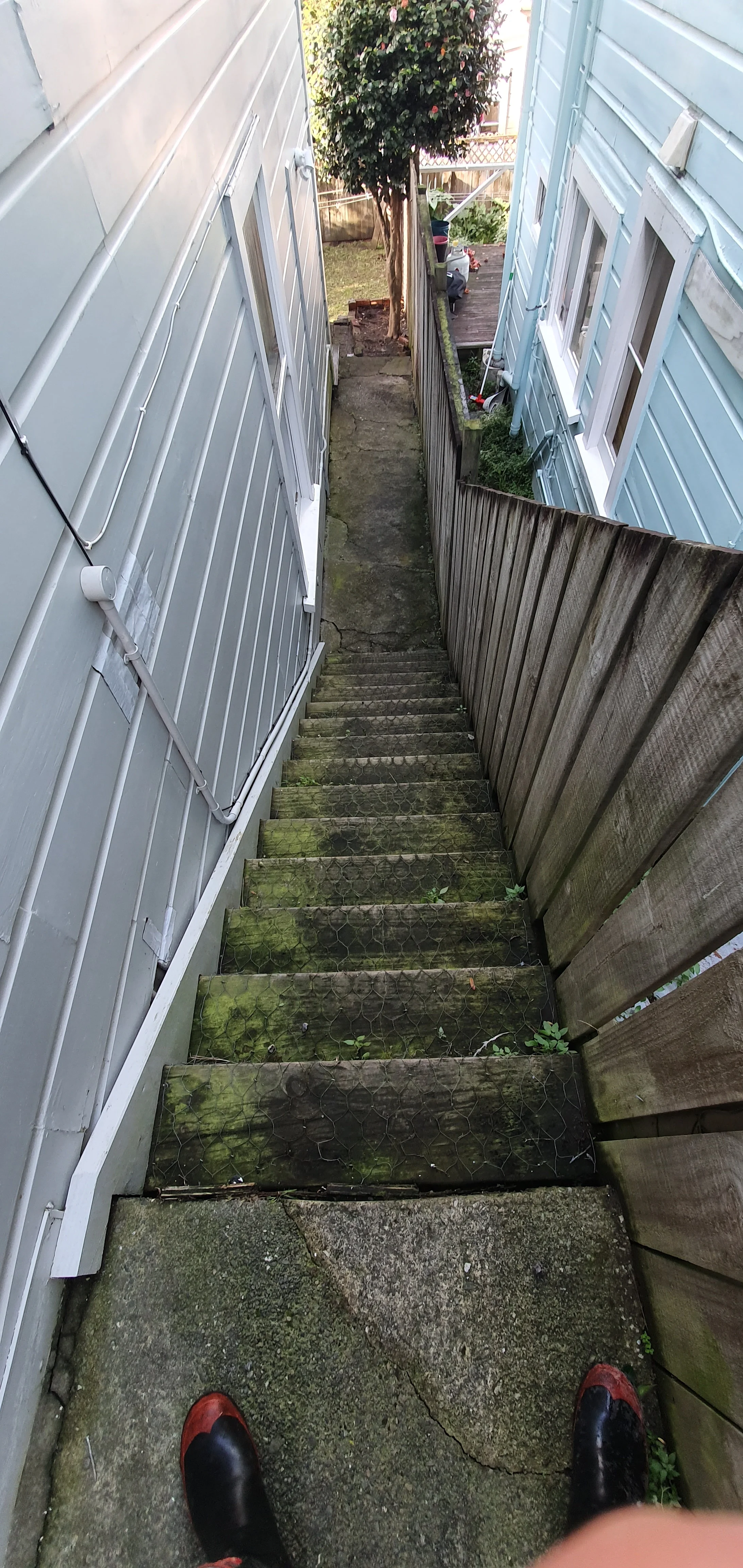 Before Stairs Cleaning